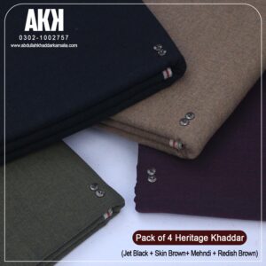 PACK OF 4 ( Jet Black +Mehndi+Silver +Redish Brown )