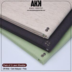 PACK OF 3 SUIT (Off white Dot+Malaysia+Pist)