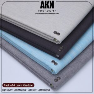 PACK OF 4 SUIT (Mist+Malaysia Dark+Silver+Ligth Malaysia)